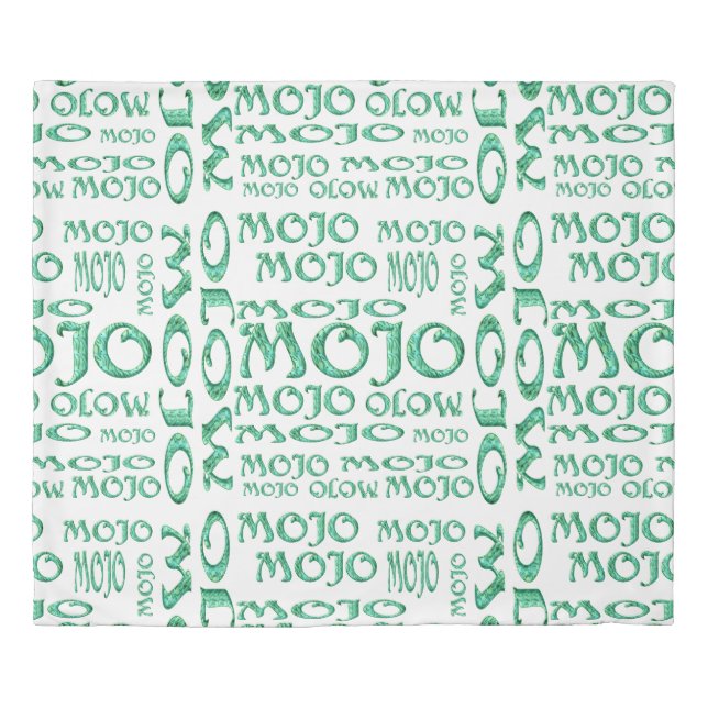 Mojo white king duvet cover (Front)