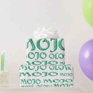Mojo white matte wrapping paper