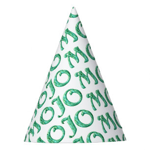 Mojo white party hats