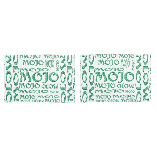 Mojo white pillowcases (Front-Set)
