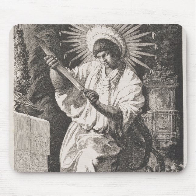 Mojos Indian Mouse Pad (Front)