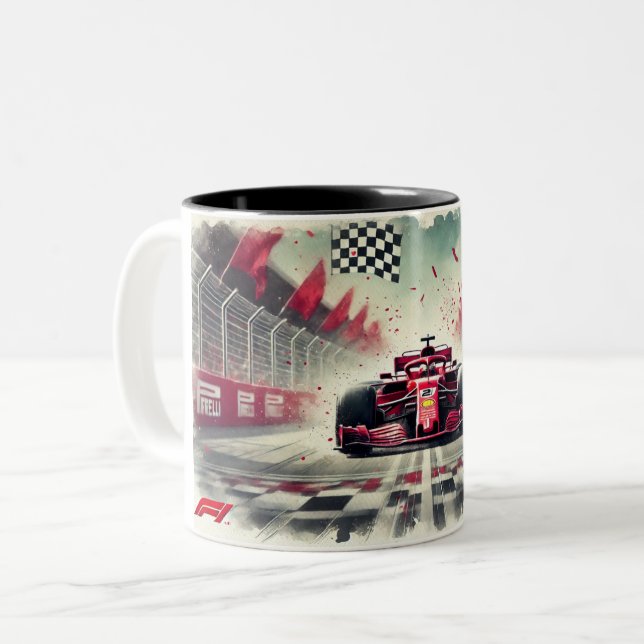 Mok with formula 1 Two-Tone coffee mug (Front Left)