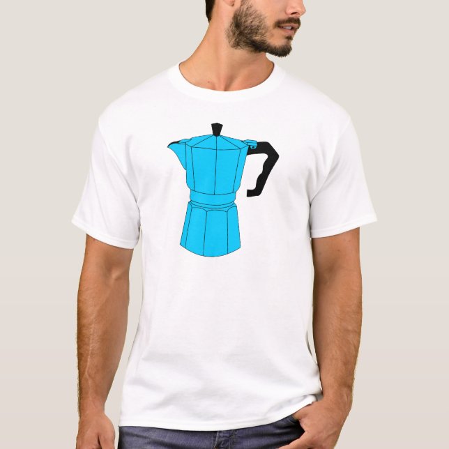 Moka Espresso Coffee Pot T-Shirt (Front)