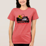 MOKAN Badlanders Centered Dark Color Womens Tri-Blend Shirt<br><div class="desc">Large logo centered on front of shirt. Back can be modified to include name or message. Triblend seems to be the softest shirt.</div>
