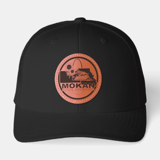 MOKAN Badlanders Leather Patch Hat (Front)
