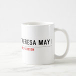 THERESA MAY  Mokken (voorzijde & rug)