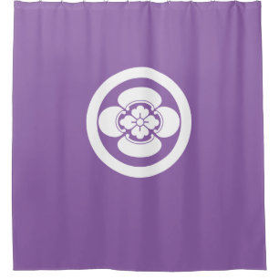 Mokko in a circle shower curtain