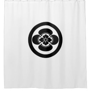 Mokko in a circle shower curtain