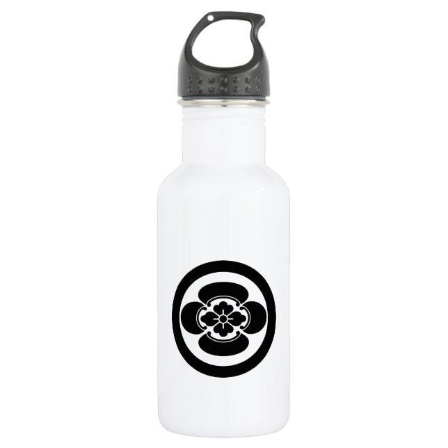 Mokko in a circle water bottle (Front)