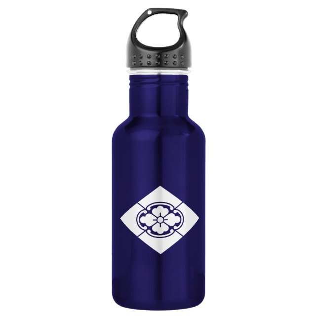 Mokko in rhombus water bottle (Front)