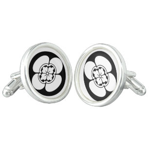 Mokko in rice cake cufflinks
