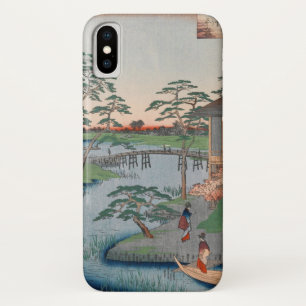 Mokuboji Temple Vintage Ukiyo-e Japanese Art iPhone X Case