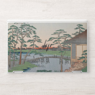 Mokuboji Temple Vintage Ukiyo-e Japanese Art HP Laptop Skin
