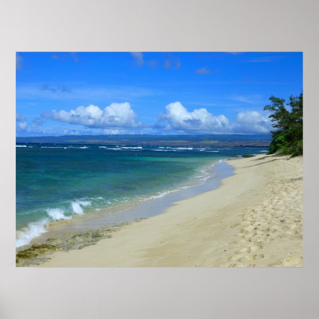 Mokuleia Beach, Hawaii Poster (Front)