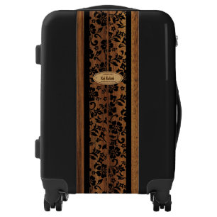 Mokuleia Hawaiian Faux Wood Monogram Surfboard Luggage
