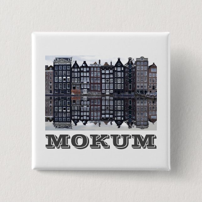 Mokum (Amsterdam) Button (Front)