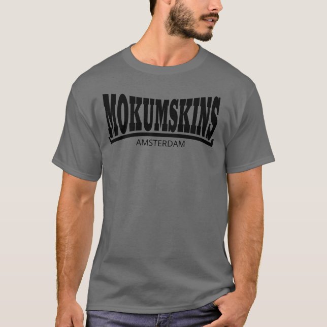 Mokumskins black T-Shirt (Front)