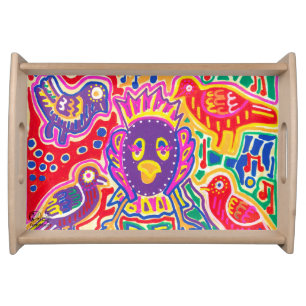 Mola1 Illustration Serving Tray