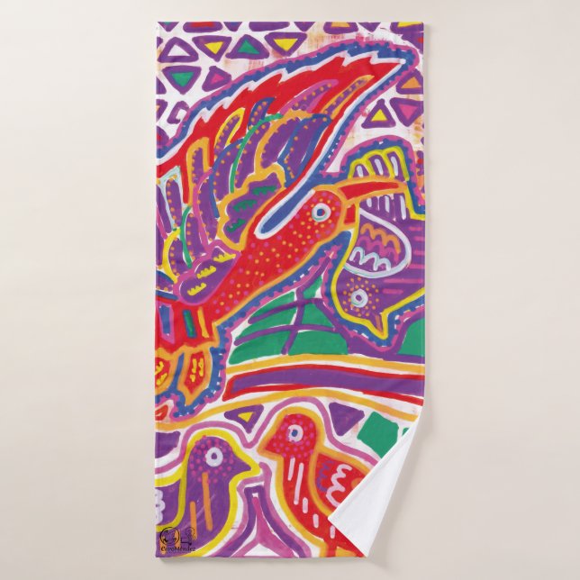 Mola3 Illustration Bath Towel (Bath Towel)
