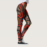 Mola leggings are boho, arty and colorful<br><div class="desc">These leggings are made using a vintage mola -- a stitched art form done by hand in the San Blas Islands, near Panama. Awesome colors, shapes and contrast. Your legs will look great in these beauties! Wear under clothing, or for workouts. This is exclusively through CarolTheArtist on Zazzle.com and all...</div>