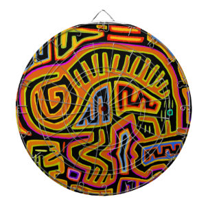 Mola Shaman Peyote Visions Dart Board