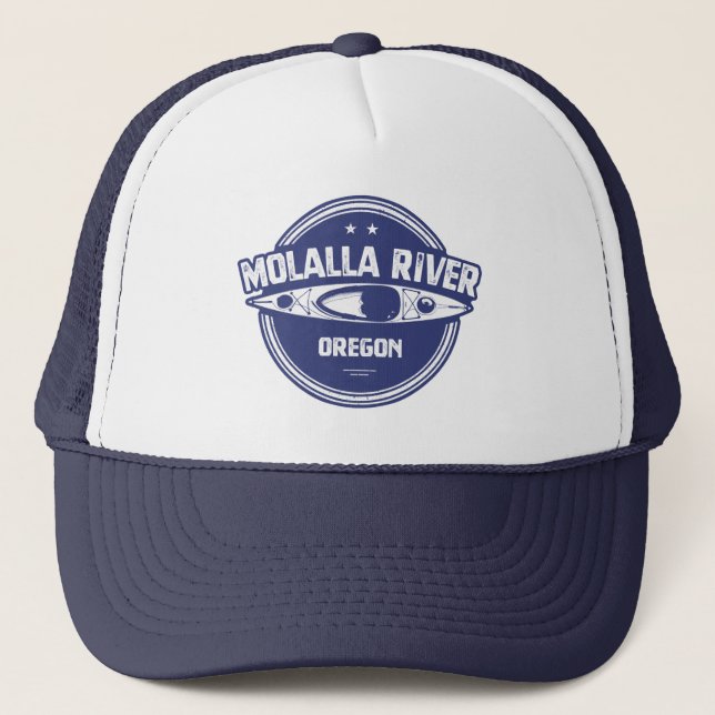 Molalla River Oregon Kayaking Trucker Hat (Front)