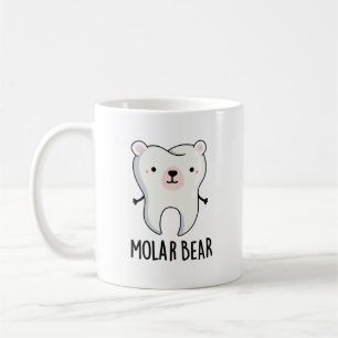 Molar Bear Funny Tooth Pun Coffee Mug