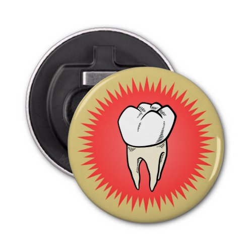 Molar freshly extracted bottle opener