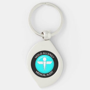Mold Medical Alert Keychain