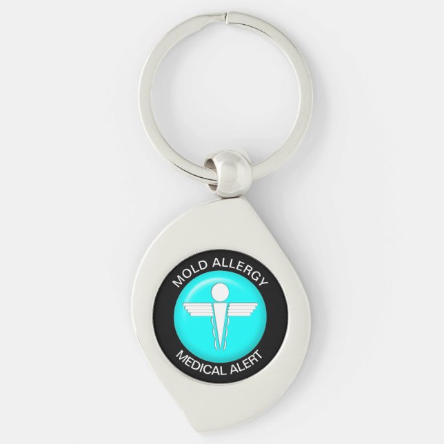 Mold Medical Alert Keychain (Front)