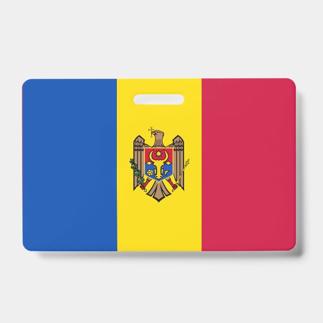 Moldavia flag badge (Front)