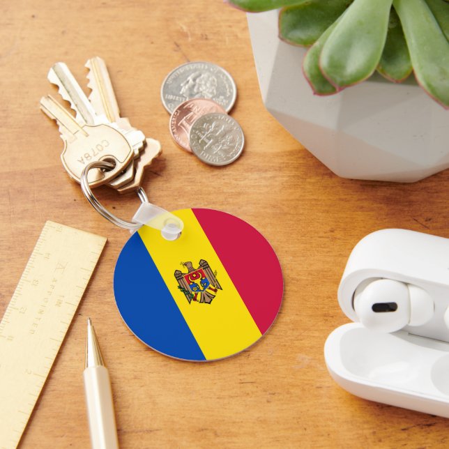 Moldavia flag keychain (Desk)