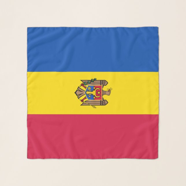 Moldavia flag scarf (Front (Horizontal))