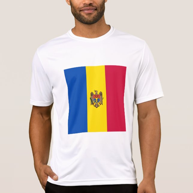 Moldavia flag T-Shirt (Front)