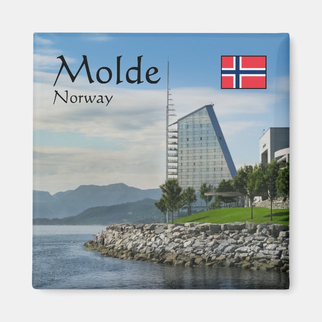 Molde Norway Souvenir Magnet (Front)