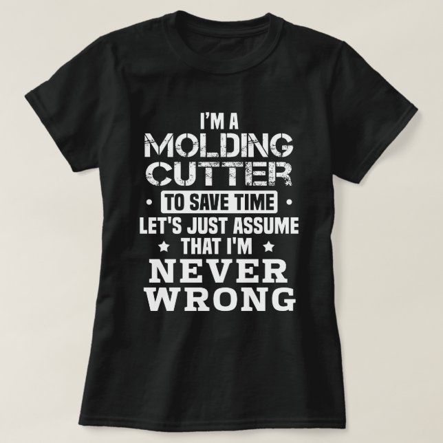 Molding Cutter T-Shirt (Design Front)