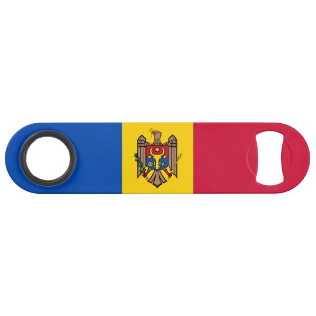 Moldova Flag Bar Key (Front (Horizontal))
