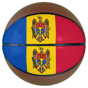 Moldova Flag Basketball