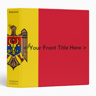 Moldova Flag Binder