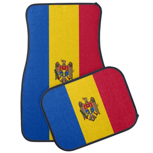 Moldova Flag Car Floor Mat