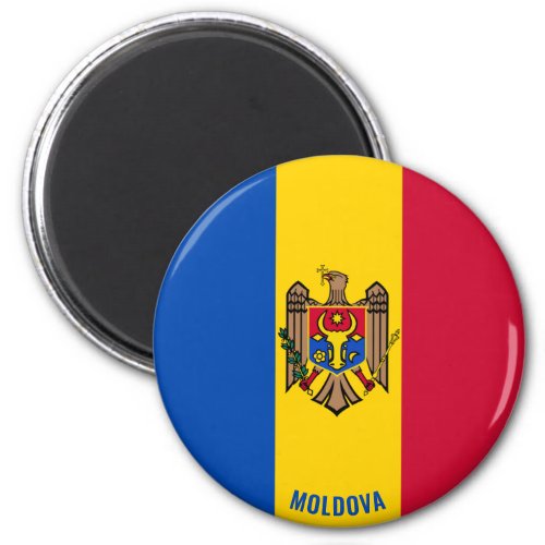 Moldova Flag Charming Patriotic Magnet