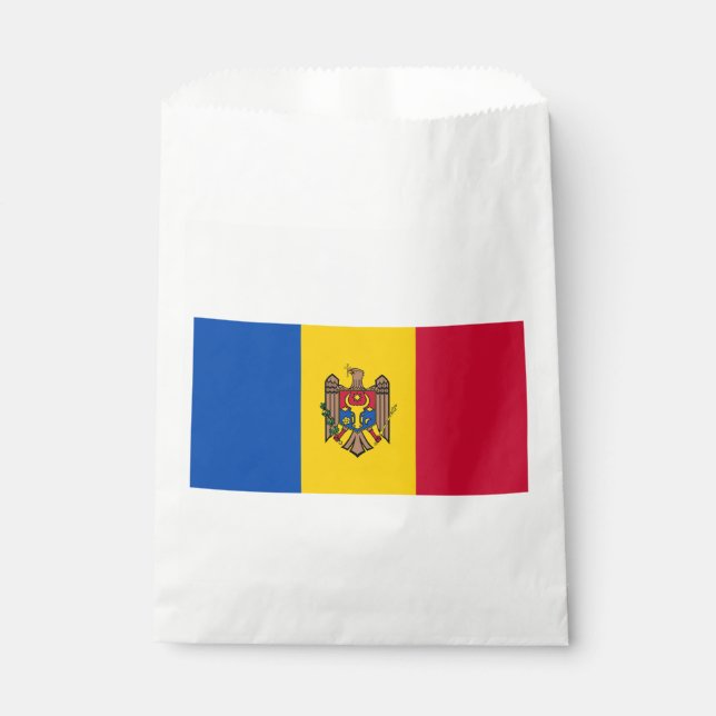 Moldova Flag Favor Bag (Front)