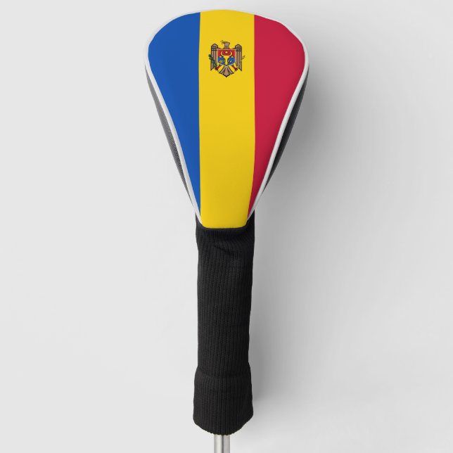 Moldova Flag Golf Head Cover (Front)