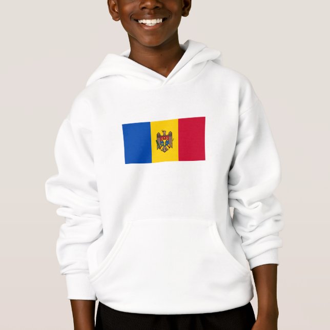 Moldova Flag Hoodie (Front)