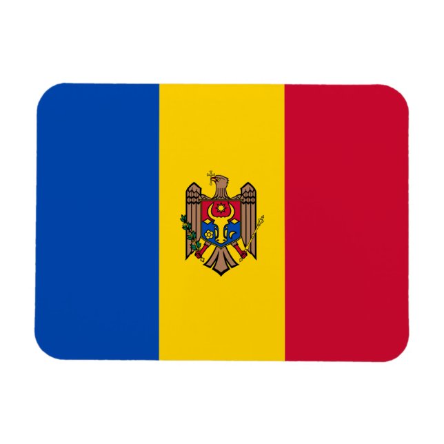Moldova Flag Magnet (Horizontal)