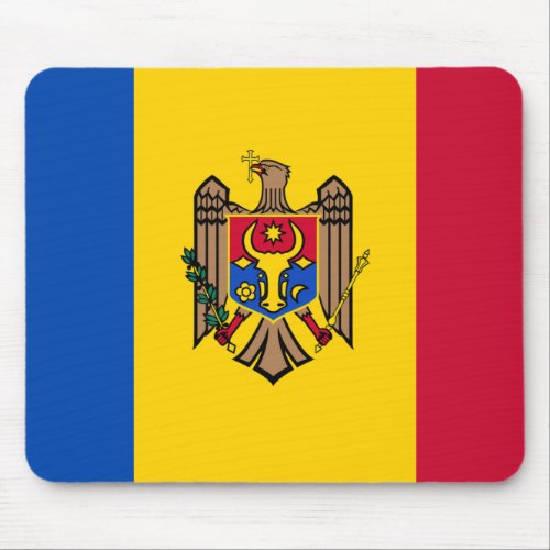 Moldova Flag Mouse Pad