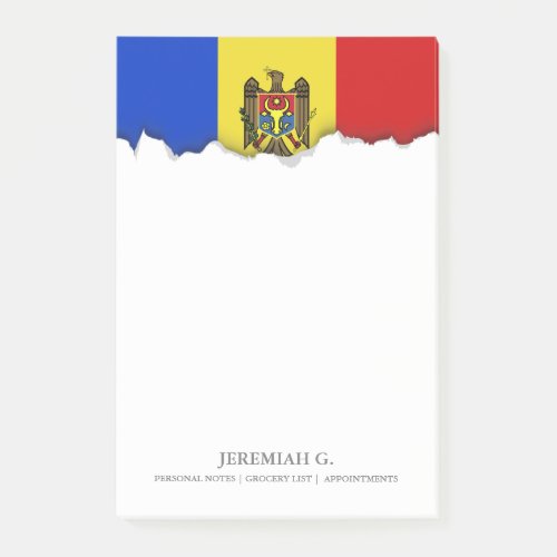 Moldova Flag Post_it Notes