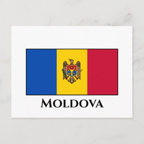 Moldova Flag Postcard