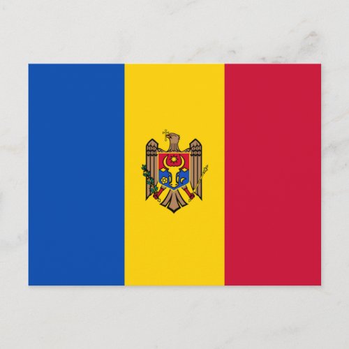 Moldova Flag Postcard