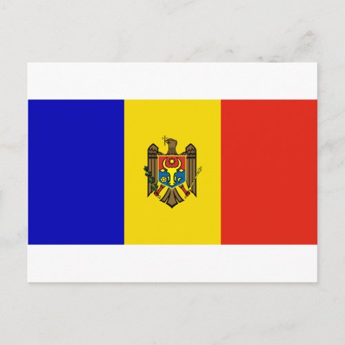 Moldova Flag Postcard